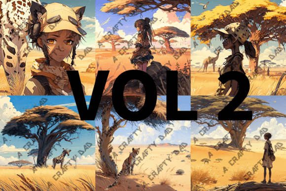 Anime African Savannah Vol 2: Integrating Exotic Visuals into Professional Design Workflows