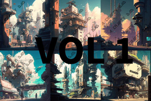 Anime Technical Megalopolis Vol 1: A Digital Design Asset