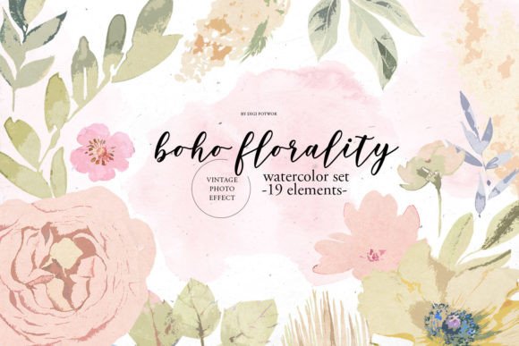Boho Florality Watercolor Set Guide