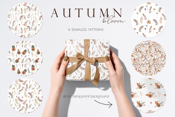 Bringing Nature to Life: The Art and Utility of Autumn Watercolor Floral Patterns