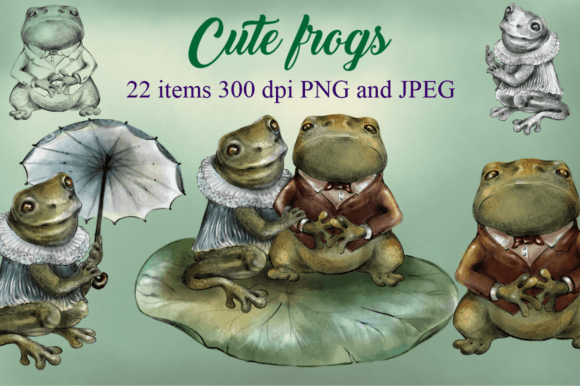 Evaluating Cute Frog Sublimation Clipart Watercolor for Creative Projects