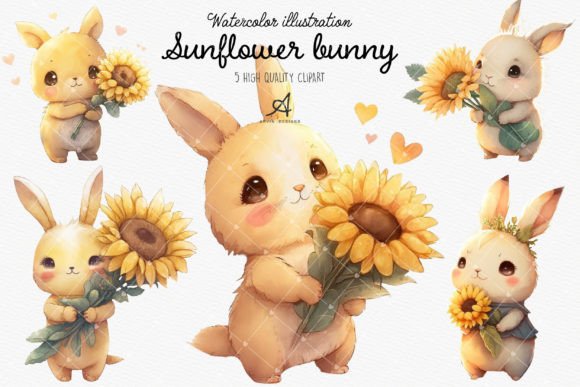 Integrating Watercolor Sunflower Rabbit Sublimation into Your Creative Workflow