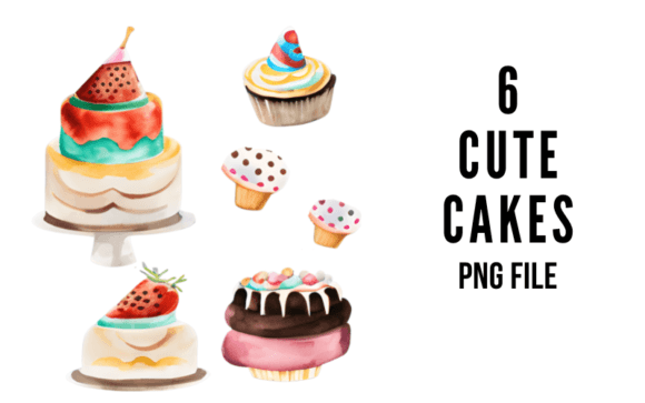 Mastering Visual Appeal with Cakes Watercolor Clipart for Creative Projects