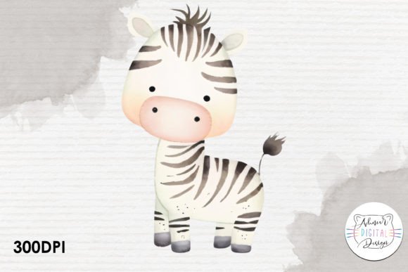 Unlocking Creative Potential with Baby Zebra Watercolor Clipart