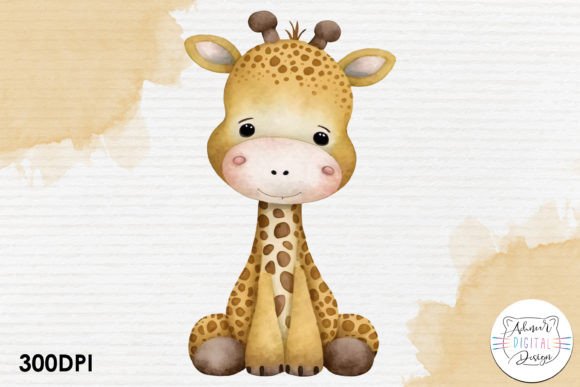 Unlocking Creative Potential with Cute Giraffe Watercolor Clipart